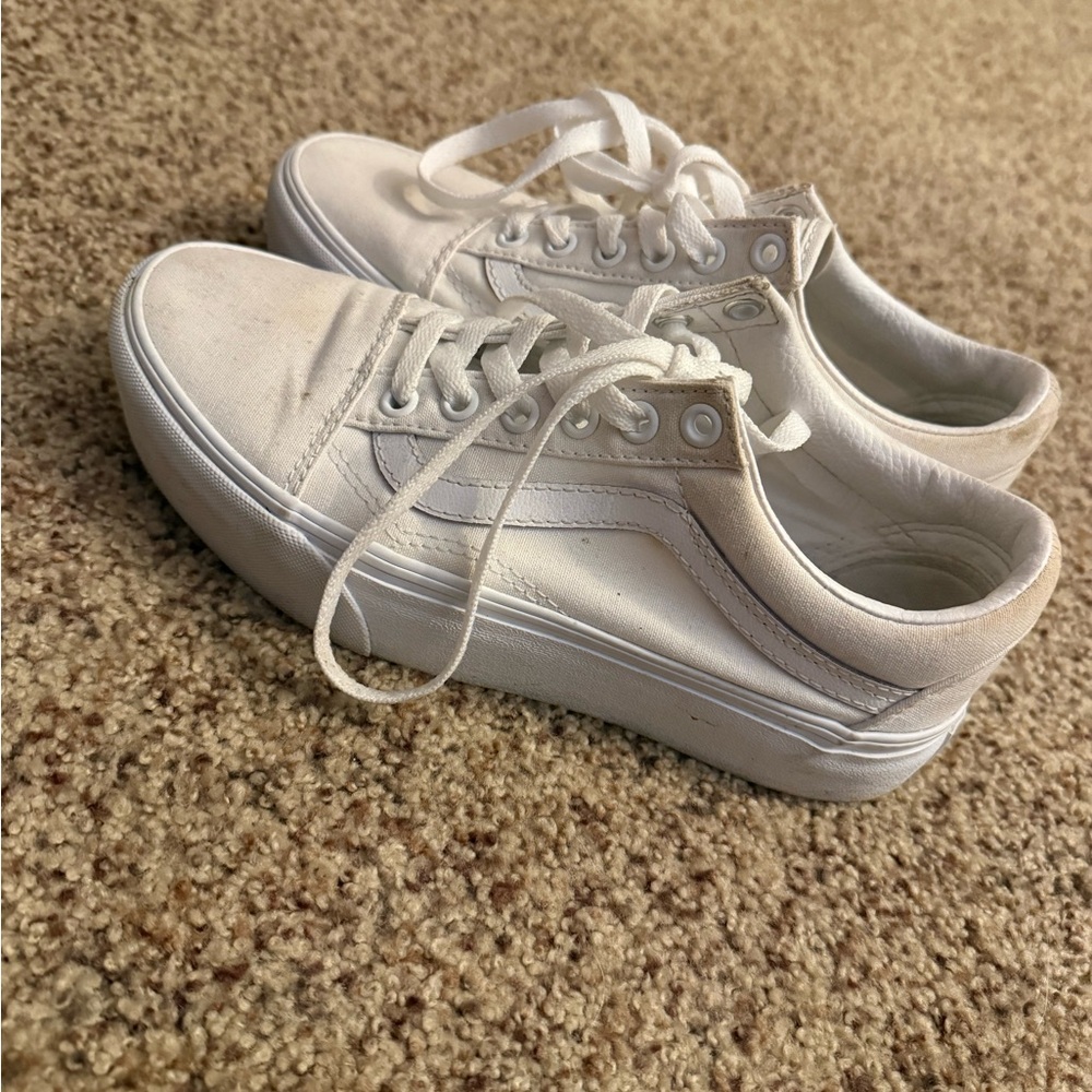 Vans Women's White Sneakers